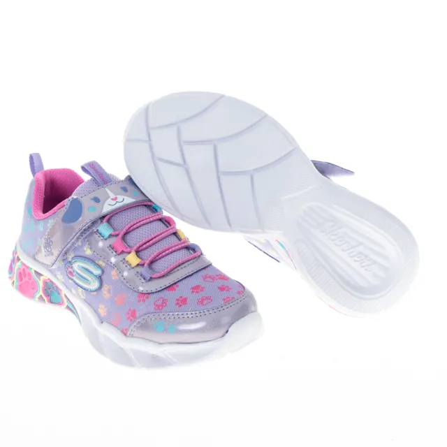 【SKECHERS】女童系列燈鞋 PRETTY PAWS(319301LLVMT)