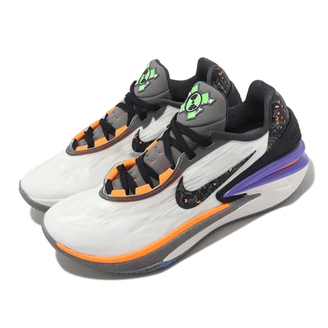 NIKE 耐吉】籃球鞋Air Zoom G.T. Cut 2 EP 白紫橘星火燎原男鞋(FN8890