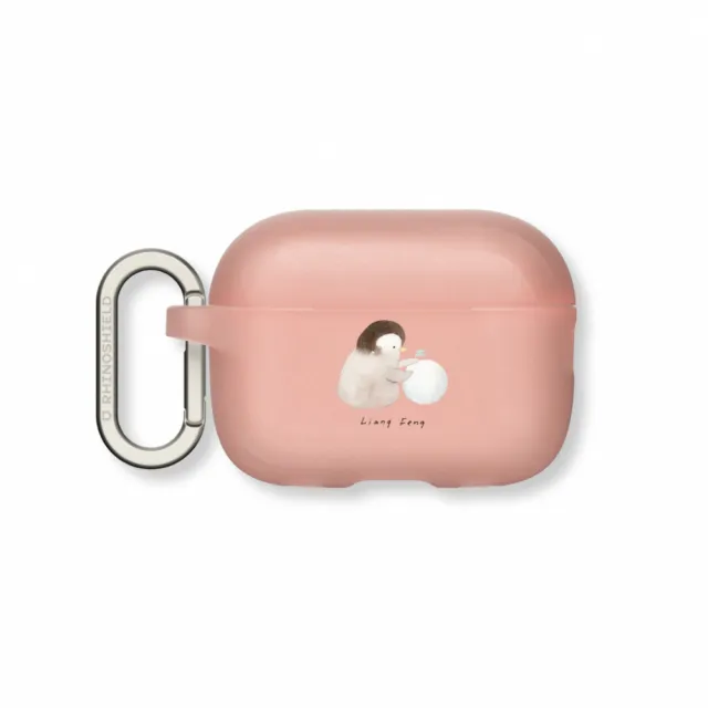 【RHINOSHIELD 犀牛盾】AirPods Pro2/Pro/第3/2/1代 無線耳機保護殼/涼丰系列-小企鵝滾雪球(涼丰)