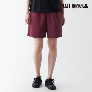 【MUJI 無印良品】女有機棉水洗平織布短褲(共6色)