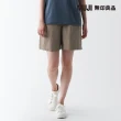 【MUJI 無印良品】女有機棉水洗平織布短褲(共6色)
