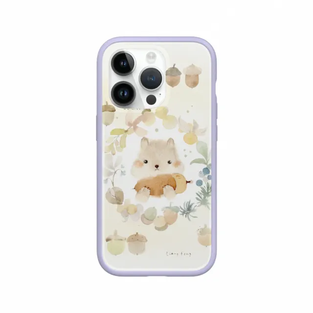【RHINOSHIELD 犀牛盾】iPhone 13 mini/13 Pro/Max Mod NX手機殼/涼丰系列-松果與小松鼠(涼丰)