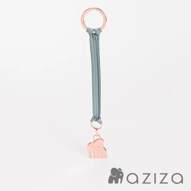 【aziza】實心小象素色吊飾鑰匙圈(多色)