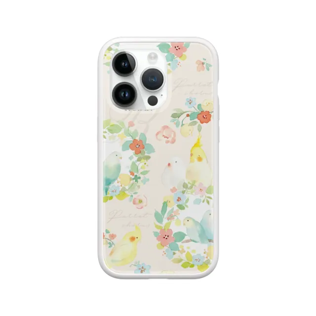 【RHINOSHIELD 犀牛盾】iPhone 12 mini/12 Pro/Max Mod NX手機殼/涼丰系列-春日小鳥兒(涼丰)