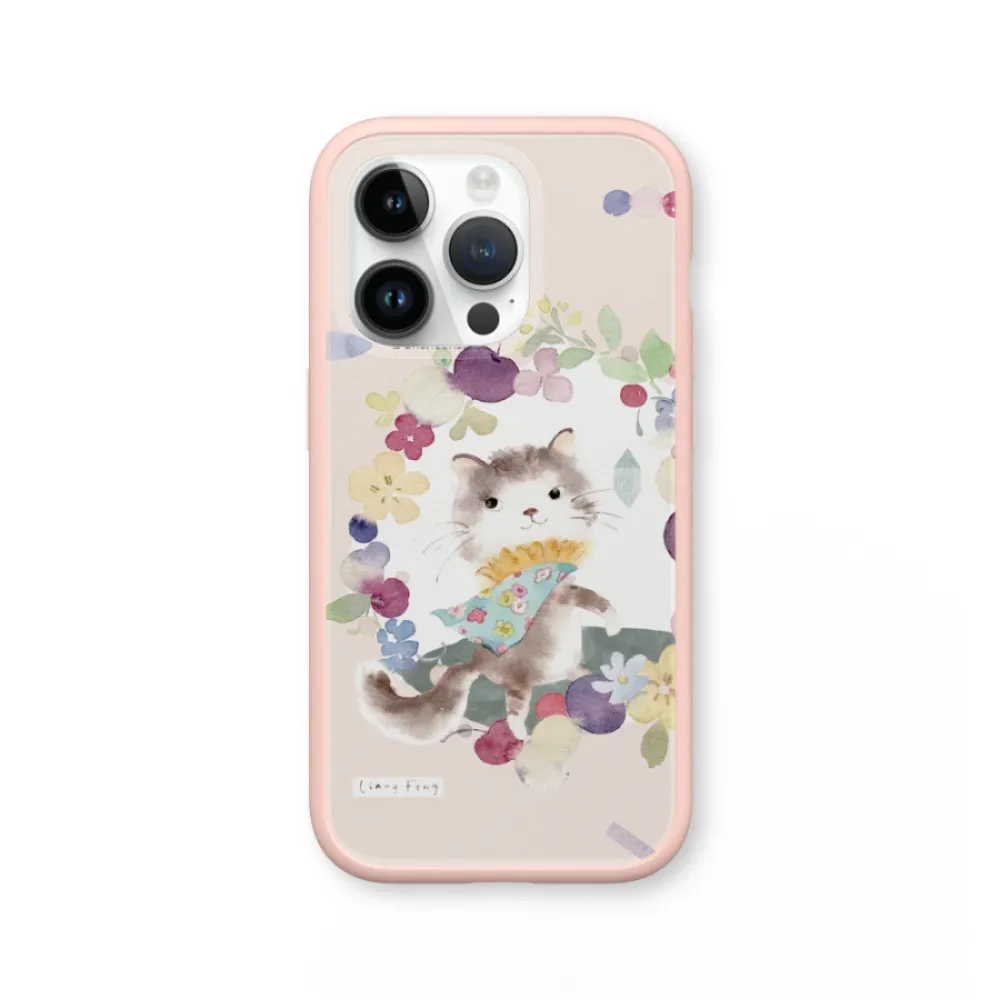 【RHINOSHIELD 犀牛盾】iPhone X/Xs/XR/Xs Max系列 Mod NX手機殼/涼丰系列-跟我走貓咪(涼丰)