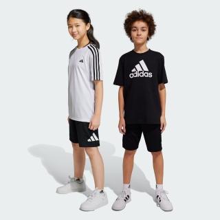 【adidas 愛迪達】ESSENTIALS 運動短褲 吸濕排汗 童裝(HR6411)