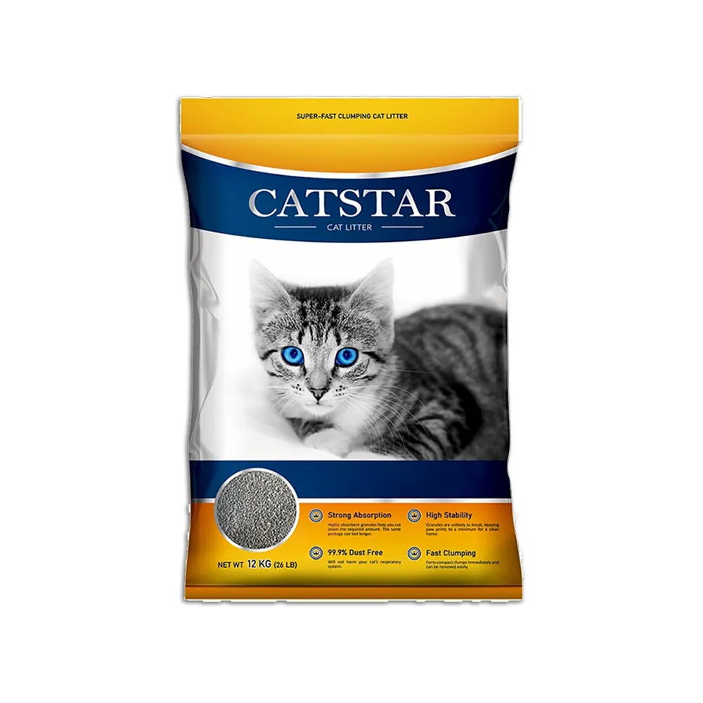 【CATSTAR】強效凝結除臭貓砂-12kg(礦砂)