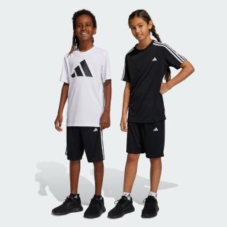 【adidas 愛迪達】ESSENTIALS 運動短褲 吸濕排汗 童裝(HS1606)