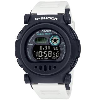 【CASIO 卡西歐】G-SHOCK 穿越時空 智慧藍芽 白色膠囊結構 G-B001SF-7 47mm