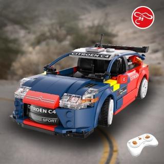 【瑪琍歐】1:20 2.4G遙控授權雪鐵龍WRC積木車/C51078W(WRC 2008年度冠軍賽車車型)