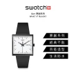 【SWATCH】Gent 原創系列手錶 WHAT IF BLACK? 瑞士錶 錶(33mm)