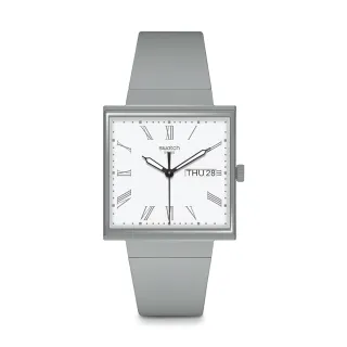 【SWATCH】Gent 原創系列手錶 WHAT IF GRAY? 瑞士錶 錶(33mm)