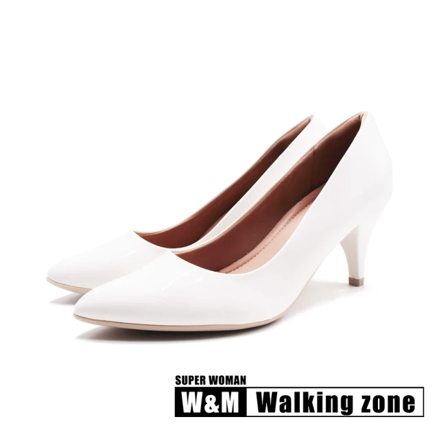 WALKING ZONE 女 W系列運動休閒鞋 女鞋(米白)
