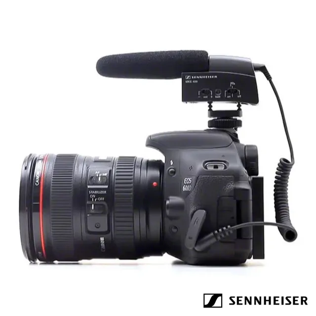 【SENNHEISER 森海塞爾】德國 聲海 MKE 400 熱靴式電容式收音麥克風(公司貨)