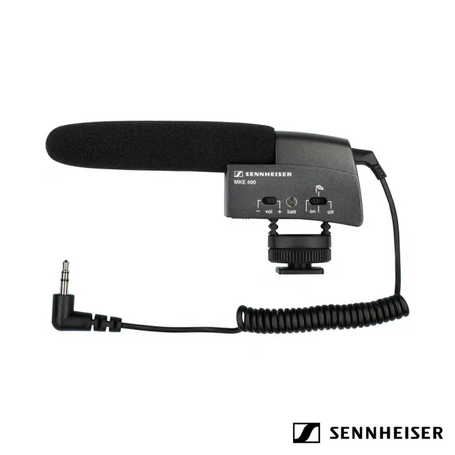 【SENNHEISER 森海塞爾】德國 聲海 MKE 400 熱靴式電容式收音麥克風(SH502047)