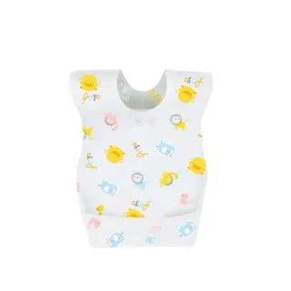 【Piyo Piyo 黃色小鴨】三層防水拋棄式圍兜(10入/包*3 多用途 獨立包裝 方便攜帶 可調節)