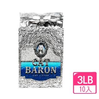 【CAT BARON 貓男爵貓砂】豆腐貓砂 3LBx10入組(豆腐砂、貓砂、2mm條型款)