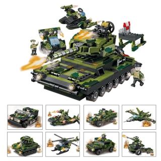 【COGO】COGO積木 8合1軍事系列 3019(益智玩具/兒童玩具//聖誕禮物/交換禮物)