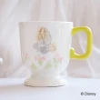 【sunart】迪士尼 小姐與流氓 花卉浮雕陶瓷馬克杯 小姐 LADY(餐具雜貨)