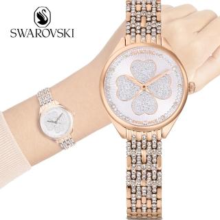 【SWAROVSKI 施華洛世奇】Attract 七夕限定時尚腕錶-30mm(5653347)