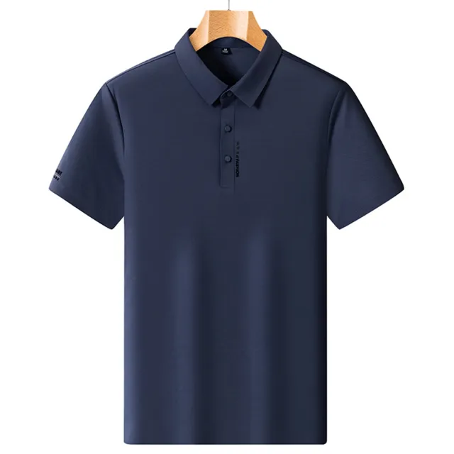 【巴黎精品】現貨+預購 POLO衫短袖上衣(高彈冰絲透氣休閒男上衣5色a1cf24)