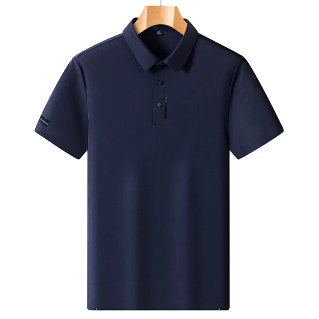 【巴黎精品】現貨+預購 POLO衫短袖上衣(高彈冰絲透氣休閒男上衣5色a1cf24)
