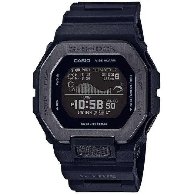 【CASIO 卡西歐】G-SHOCK 藍芽連線極限運動錶  禮物(GBX-100NS-1/速)