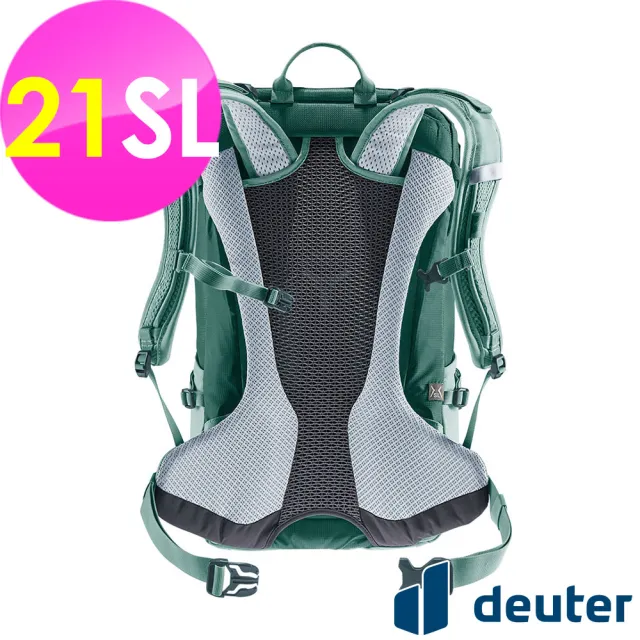 【deuter】FUTURA 21SL透氣網架背包(3400021森林綠/戶外露營/休閒健行/自助旅行包)