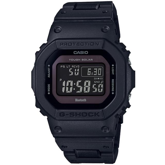 【CASIO 卡西歐】G-SHOCK 太陽能電波校時電子錶(GW-B5600BC-1B/速)