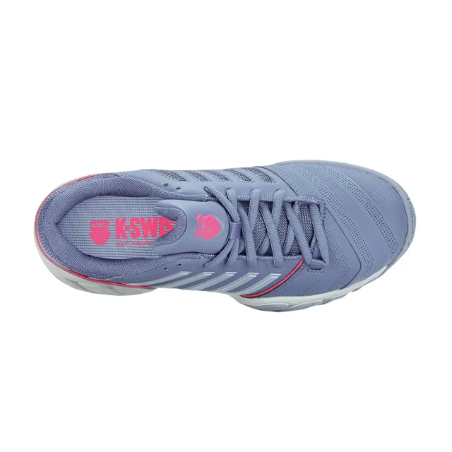 【K-SWISS】輕量進階網球鞋 Bigshot Light 4-女-藍/桃紅(96989-095)