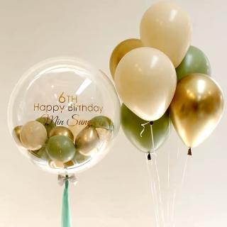 莫蘭迪系列波波球氣球桌飄組1組(生日派對 求婚告白 畢業紀念 跨年佈置 寶寶周歲)