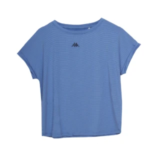 【KAPPA】服裝 一起運動 女短袖圓領衫  23SS(351M6JW-WPP/351M6JW-X8M)