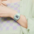 【CASIO 卡西歐】BABY-G 春日色彩珠光面電子手錶-鼠尾草綠(BGD-565SC-3/速)
