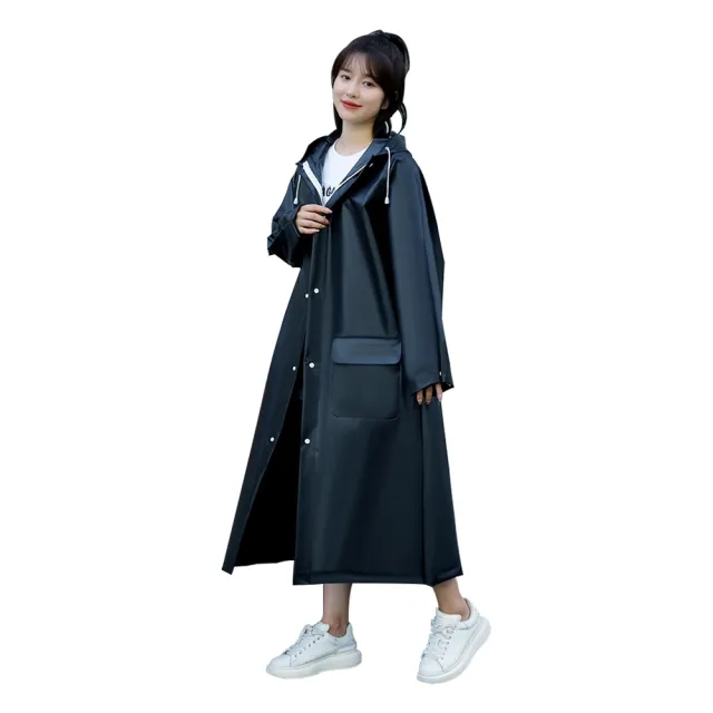【YUNMI】一件式斗篷雨衣 雙防護速乾風雨衣 連身雨衣 機車雨衣 披風 背包雨衣(成人款)