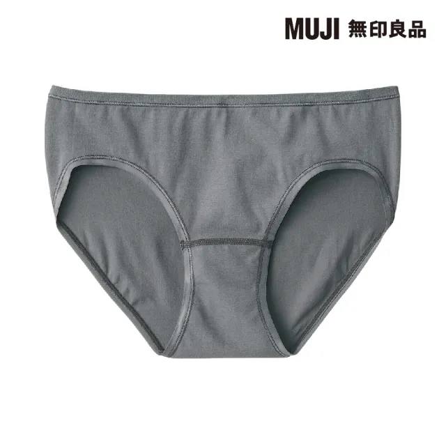 【MUJI 無印良品】女有機棉混彈性低腰短版內褲(共6色)