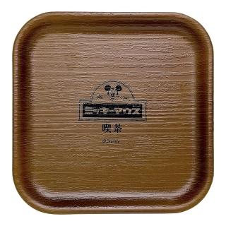【sunart】迪士尼 復古吃茶屋系列 木紋方形杯墊 米奇(餐具雜貨)