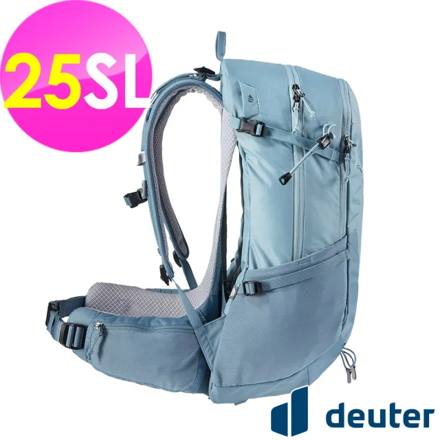【deuter】FUTURA 25SL透氣網架背包(3400221水藍/戶外露營/休閒健行/自助旅行包)