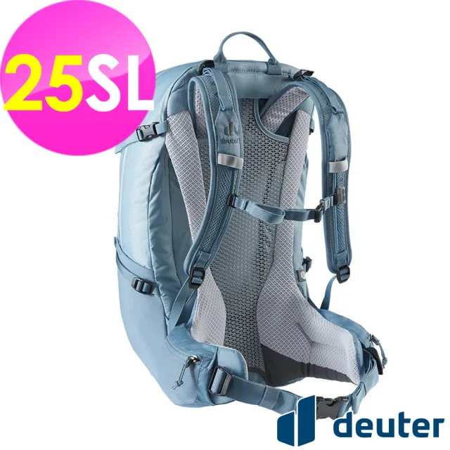 【deuter】FUTURA 25SL透氣網架背包(3400221水藍/戶外露營/休閒健行/自助旅行包)