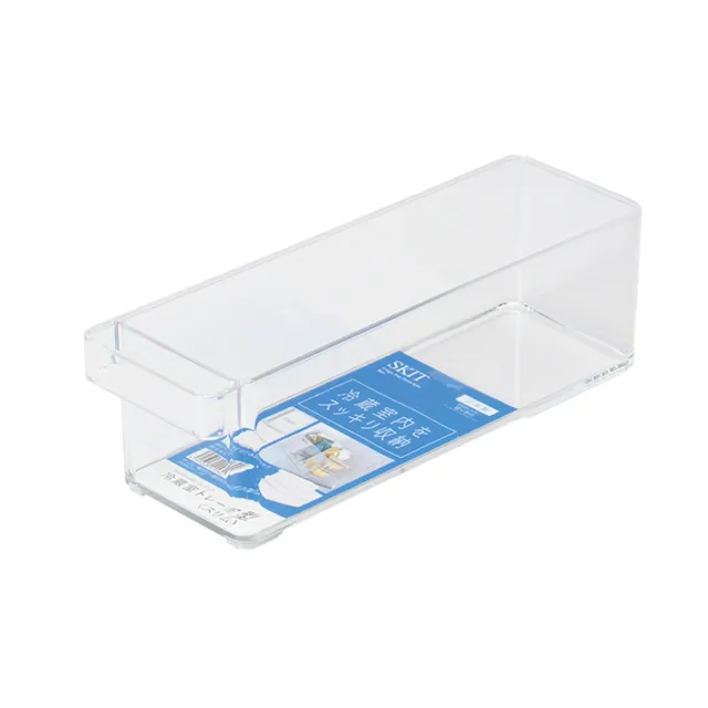 【台隆手創館】日本Pearl Skit 冰箱專用冷藏收納盒-深窄型(10*32.5*10公分)