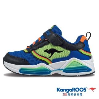 【KangaROOS】童鞋 K-BOUNCE 漸層系機能童鞋 避震緩衝(黑/藍/綠-KK32366)