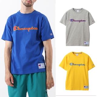 【Champion】官方直營-AS刺繡Logo短袖Tee 短袖上衣-男(3色任選)