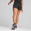 【PUMA】短褲 Run Favourite Velocity 女款 黑 銀 慢跑 運動褲 排汗 開衩 3吋短褲(523178-01)