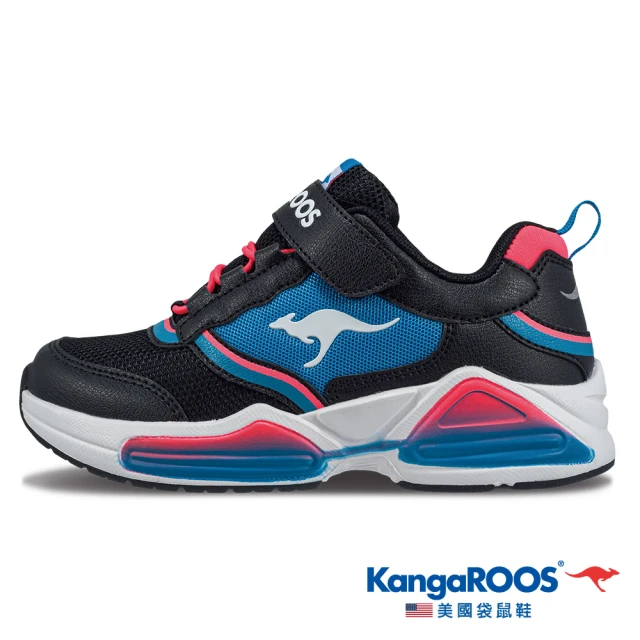 KangaROOS 童鞋 K-BOUNCE 漸層系機能童鞋 避震緩衝(黑/藍/紅-KK32360)