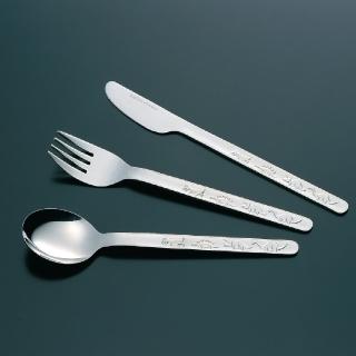 【SALUS】日本製 恐龍造型餐具(餐具 廚具 不鏽鋼 刀子 叉子 湯匙)