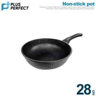 【PERFECT 理想】韓國石墨烯IH不沾炒鍋28cm無蓋 韓國製造(適用IH及各式爐具)