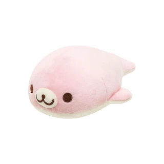 【San-X】小海豹 漂浮海洋 聲音絨毛娃娃 小海豹 粉紅