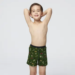 【Mr. DADADO】暢遊一夏 140-160男童內褲 品牌推薦-舒適寬鬆-GCQ331GR(綠)