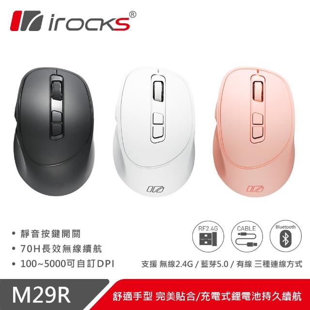 【i-Rocks】M29R 2.4G無線光學靜音滑鼠