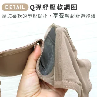 【尚芭蒂】軟鋼圈 無痕 成套 MIT台灣製B-C罩/大尺碼輕型提托美型機能內衣/集中包覆調整型(膚色)