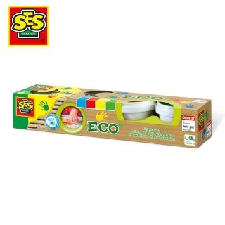 【荷蘭SES】荷蘭SES 幼兒手指畫彩繪顏料組-ECO環保顏料組4色x110ml(24926)